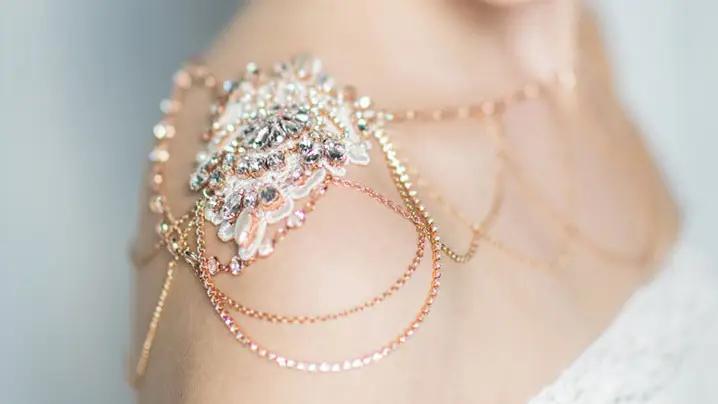 Dazzling Shoulder Jewelry for Brides Mobile Image