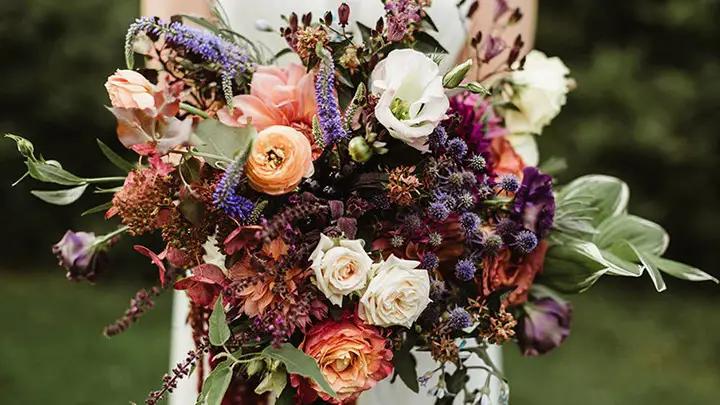 Spectacular Autumn Wedding Florals by Splints & Daisies Floral Design Mobile Image