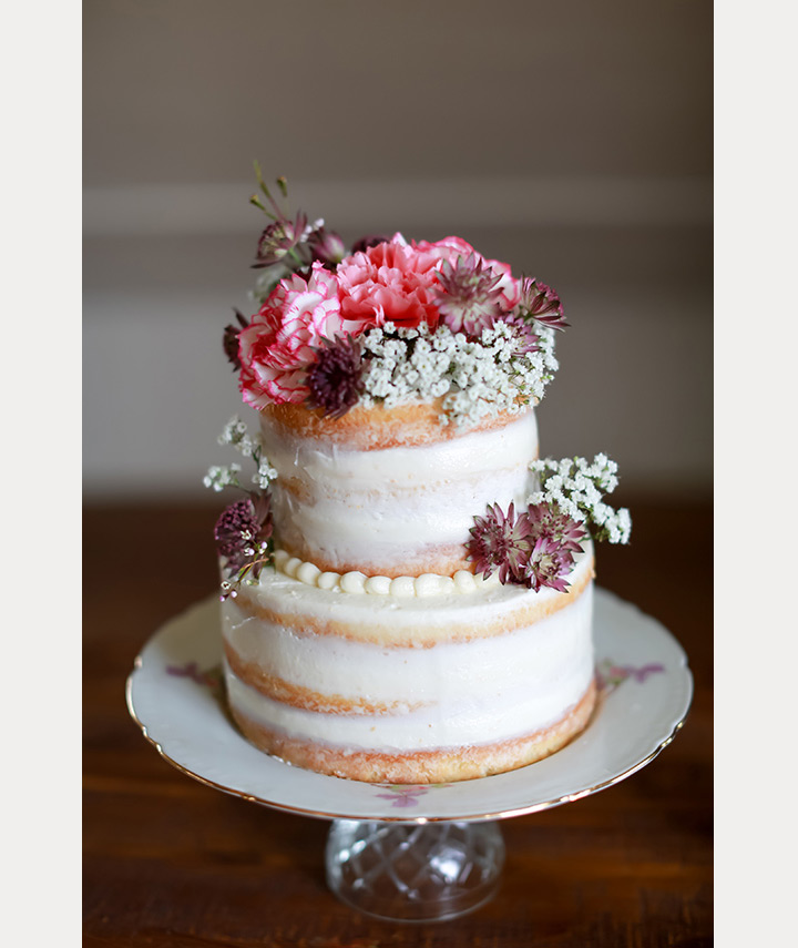 Naked and Buttercream Wedding Cake Cake Me By Surprise