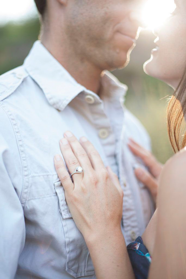 Engaged Male And Female Hands Showing Off Engagement Ring In A Romantic Pose  Stock Photo, Picture and Royalty Free Image. Image 61691702.