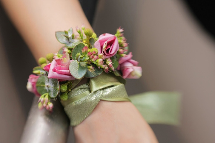 Double Orchid Wrist Corsage