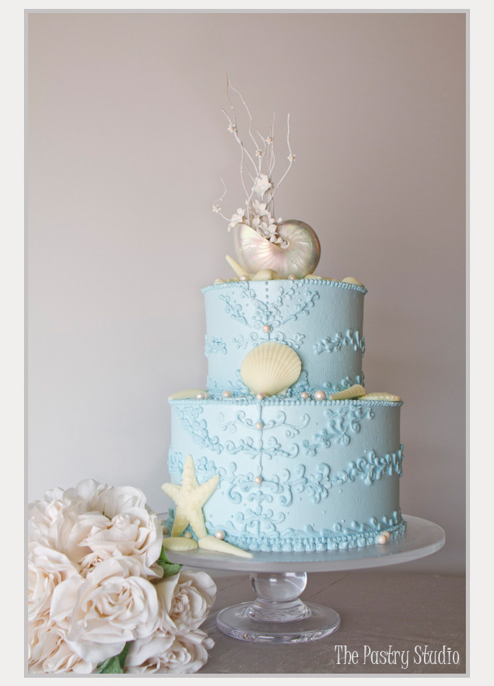 1294) 3 Tier Western Wedding Cake - ABC Cake Shop & Bakery