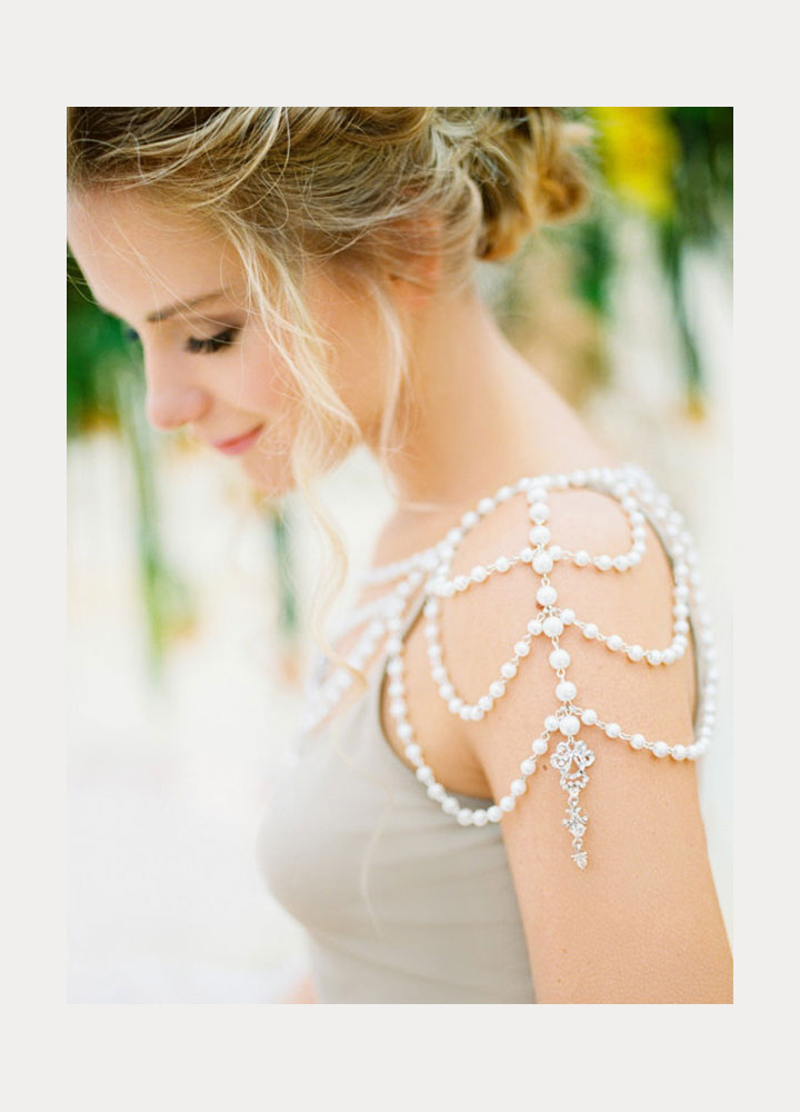 Dazzling Shoulder Jewelry for Brides