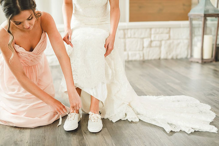 The Bride Wore Glitter Keds