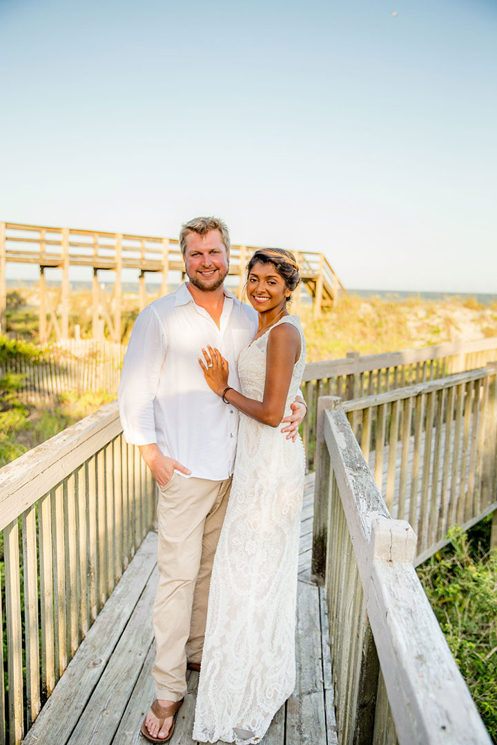 Backyard Beach Wedding In Charleston 