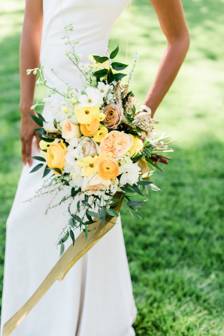 Citrus Inspired Bridal Bouquet
